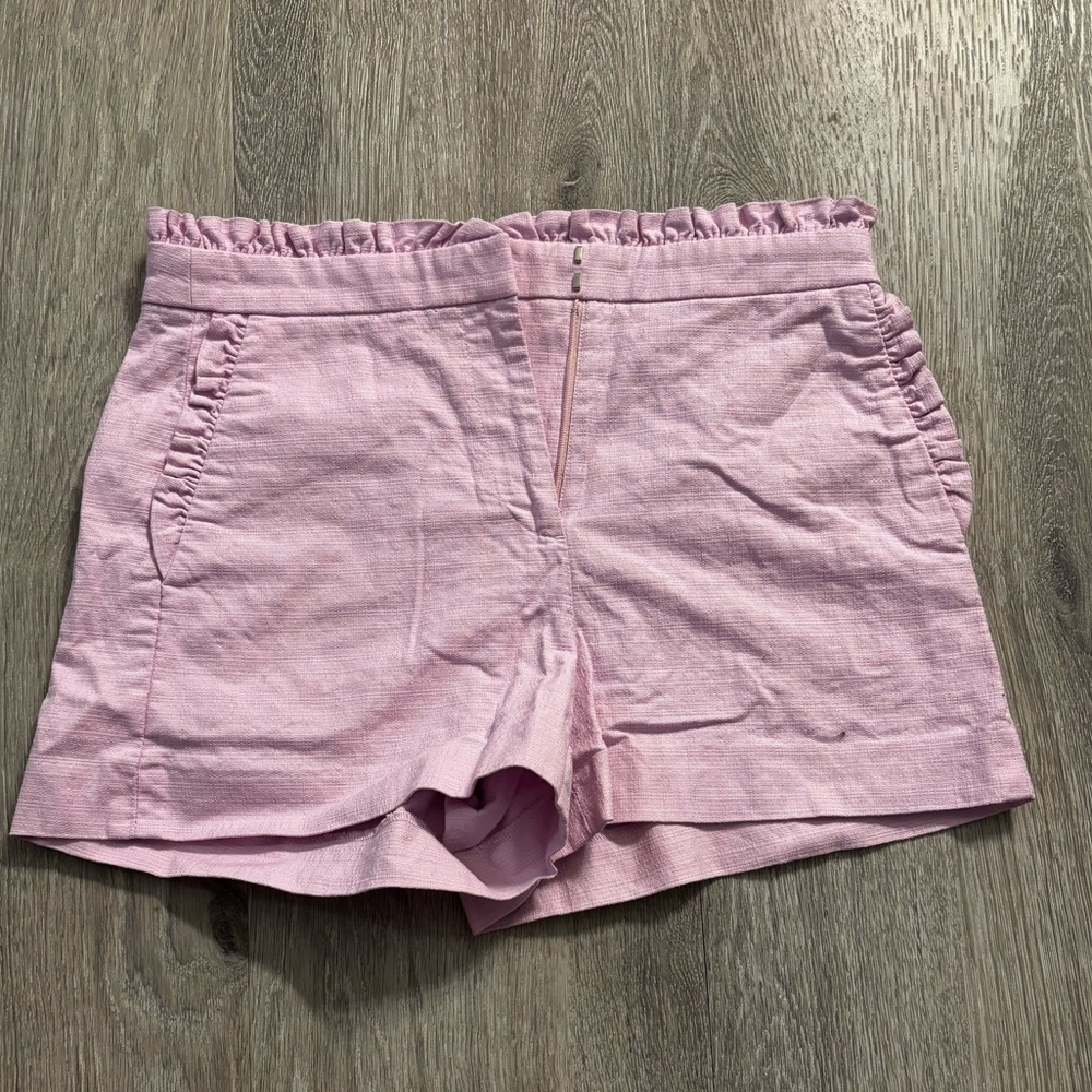 J Crew shorts! With the cutest ruffles! Size 2